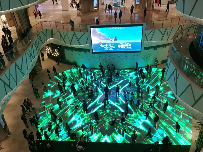 互动式LED地板屏幕
