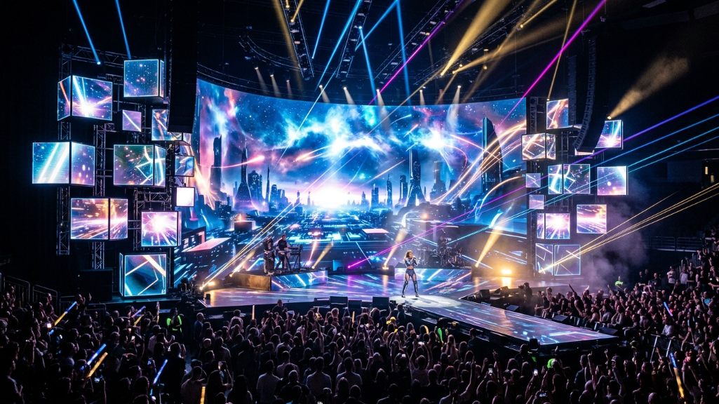 ツアーイベント用の軽量カーボンファイバー屋外レンタルLEDディスプレイスクリーンパネル