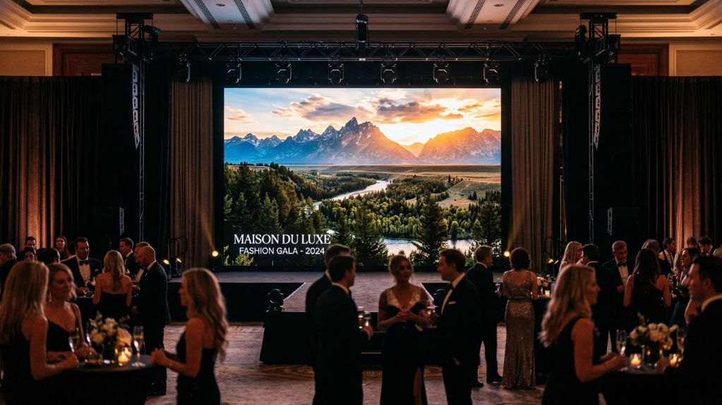 High-quality 10x8 LED screen showing premium visual performance at an event