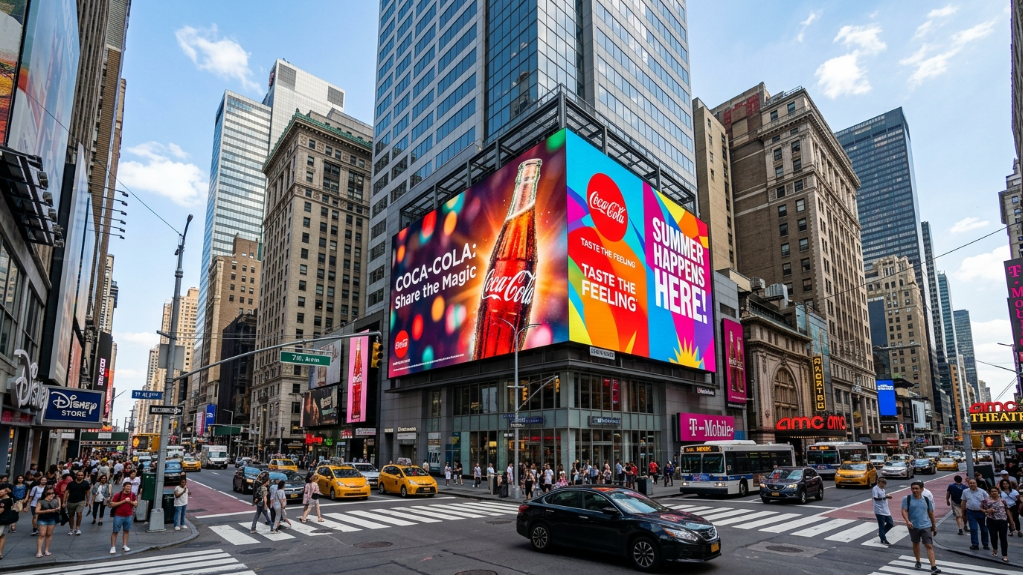 户外P3 LED广告牌高亮度日光