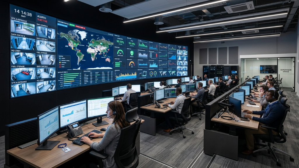 指揮統制センターで使用されるP1.53 LEDスクリーン