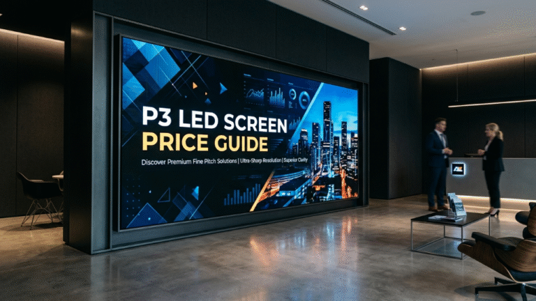 P3 LED screen price guide indoor display wall