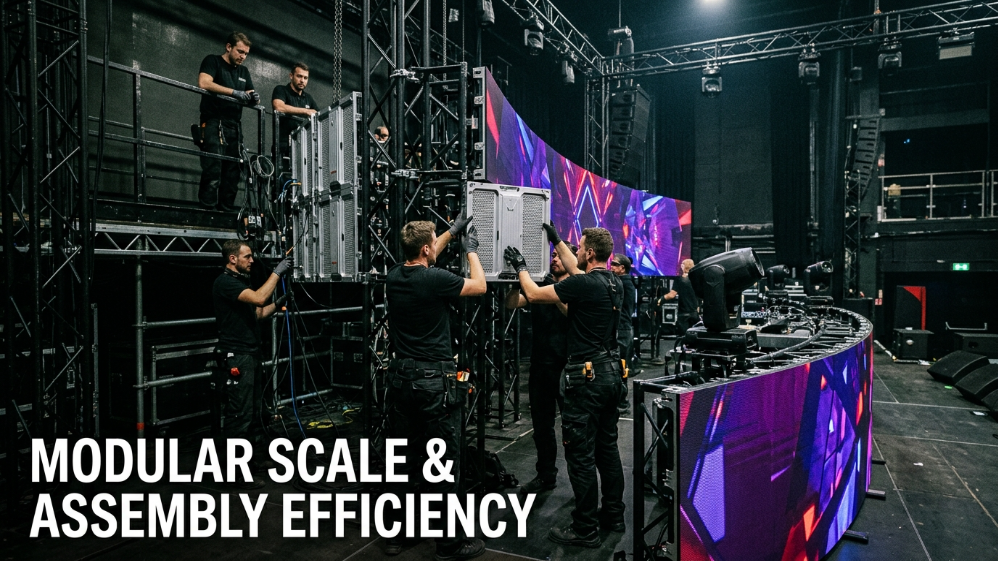 Coût de la conception modulaire et de l'échelle de l'écran