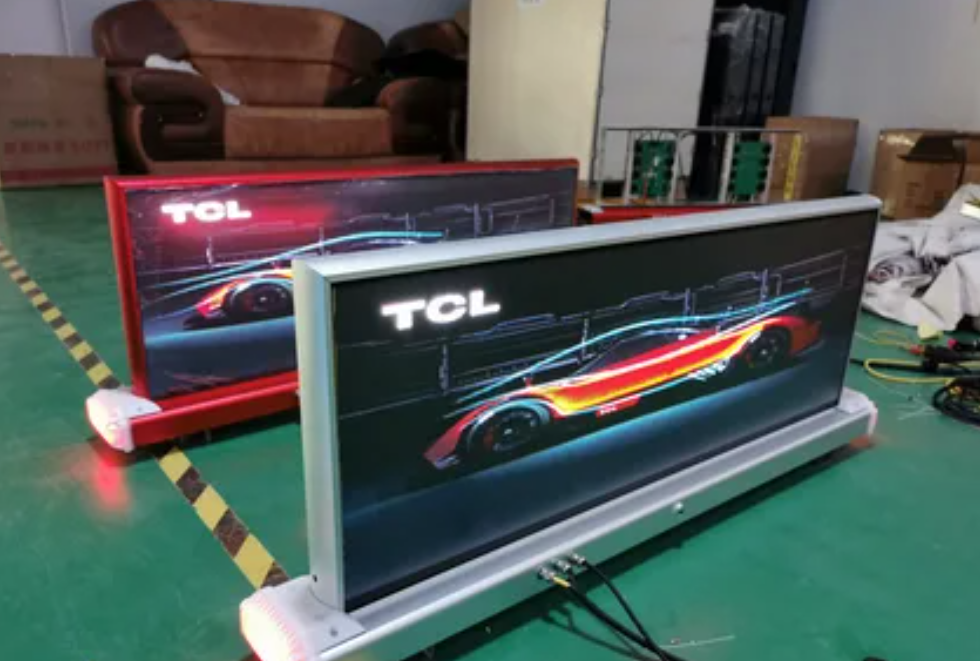 車のLEDディスプレイ