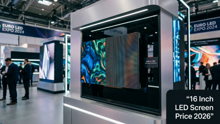 16 inch commercial LED display module with pricing theme
