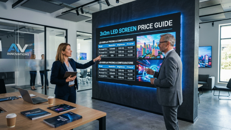 3×2m LED screen price guide and installation cost