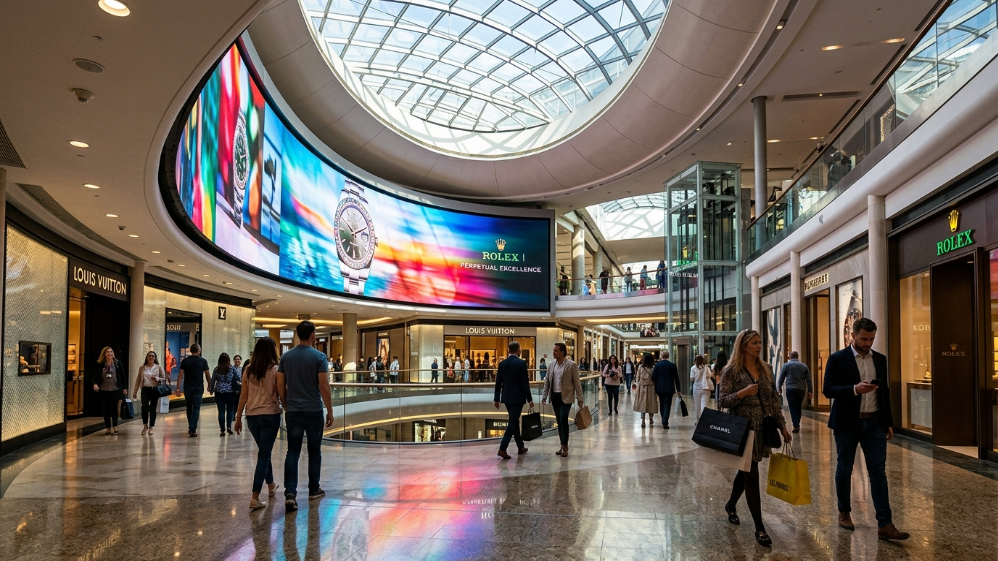 curved LED displays