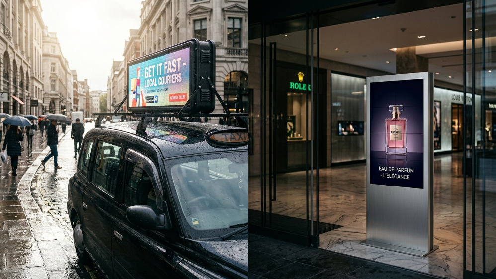 Indoor and outdoor 16 inch LED display applications