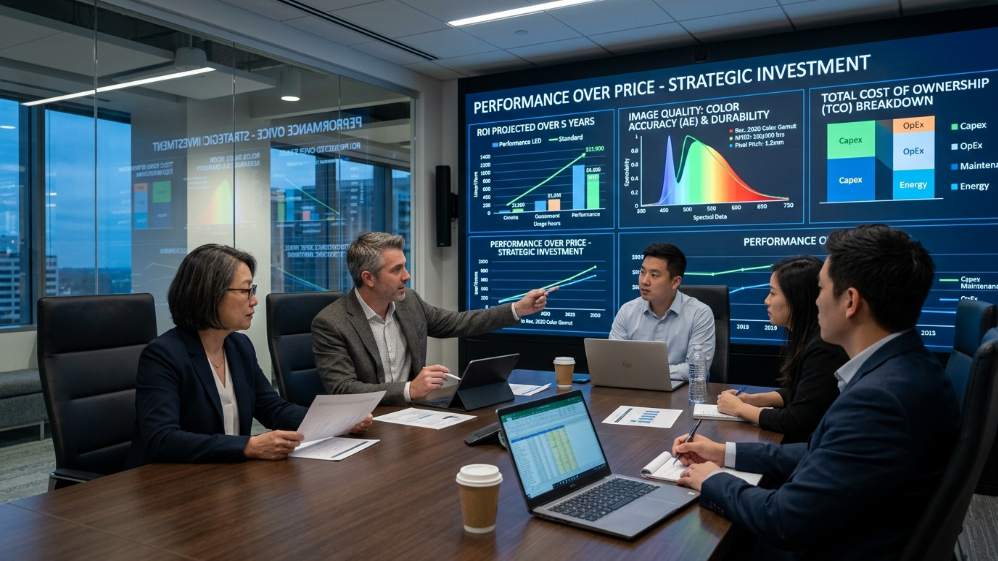 Analyse du retour sur investissement et des investissements à long terme des écrans LED