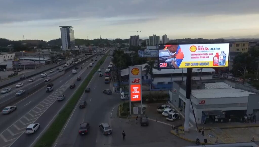 شاشة عرض LED رقمية خارجية للوحات الإعلانية في البرازيل