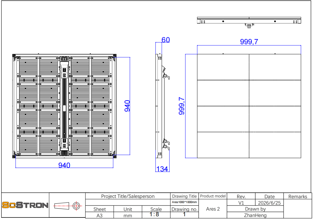 outdoor LED display cabinet