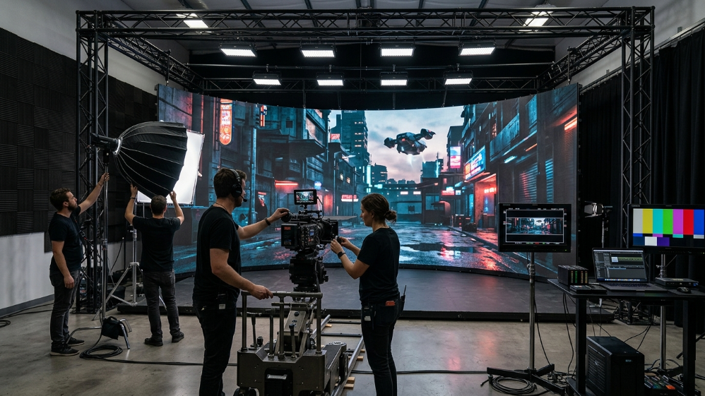 Écran LED XR à taux de rafraîchissement élevé pour le cinéma