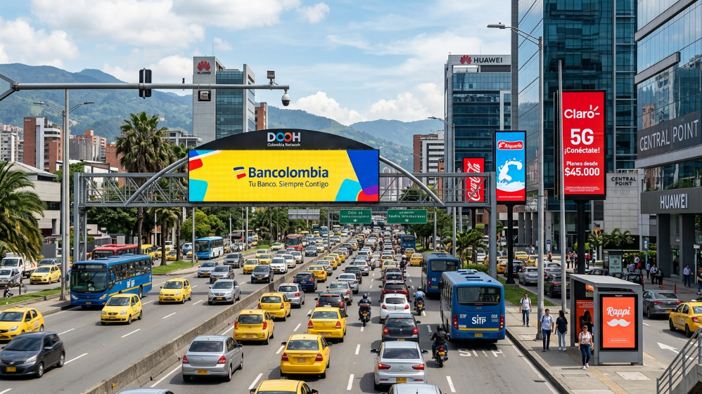 Les écrans LED extérieurs stimulent la croissance du marché colombien de l'affichage numérique extérieur (DOOH).