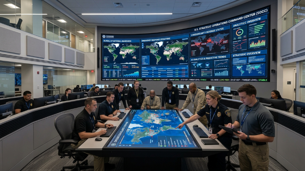 AI MicroLED command center