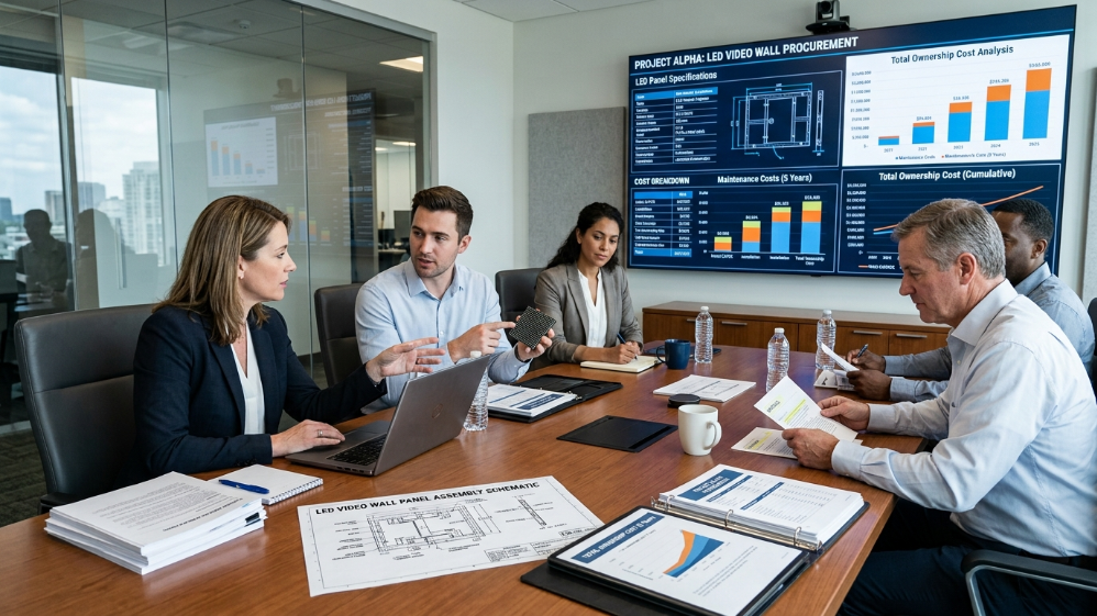LED display module cost and total ownership analysis