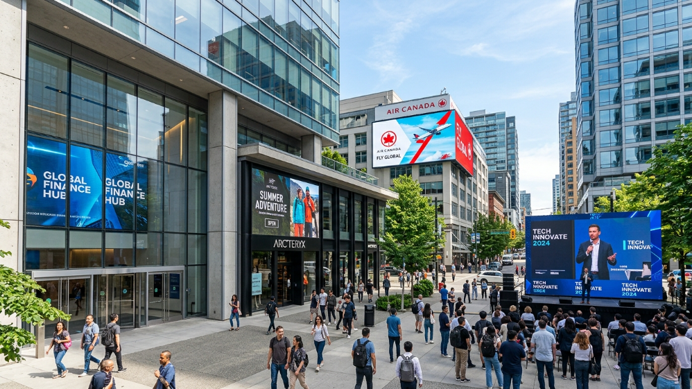 LED display modules used in different commercial applications