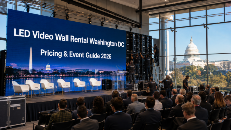 LED video wall rental Washington DC event display screen