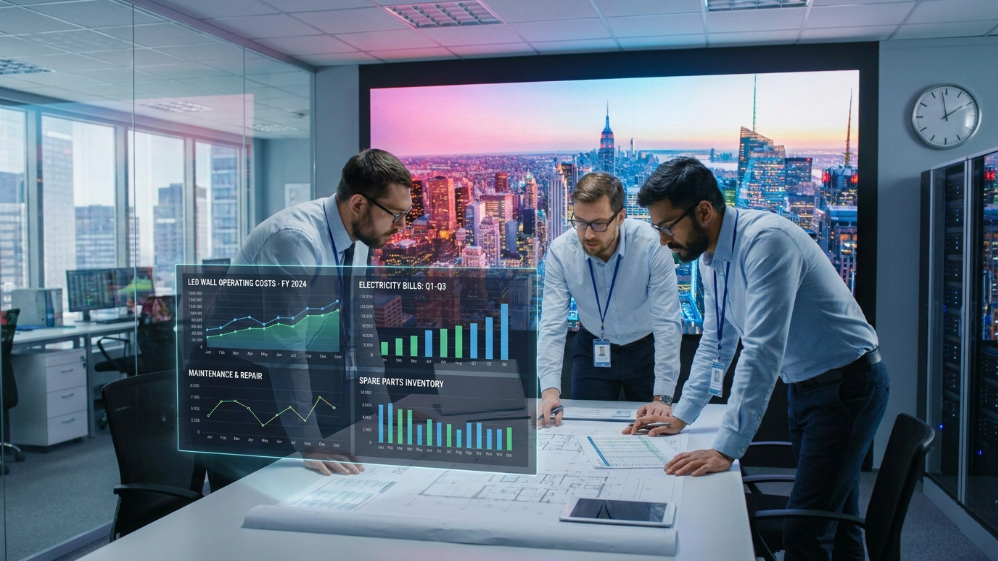 LED wall total cost of ownership breakdown
