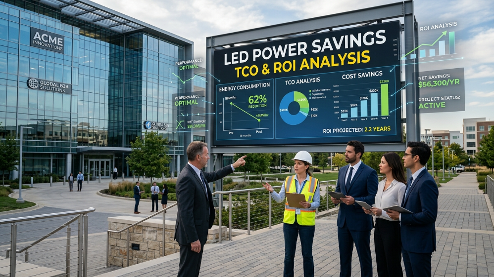 Outdoor LED Display Power Saving ROI Analysis