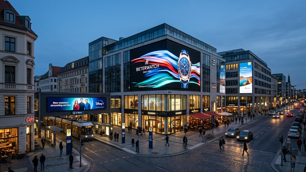 Real world DOOH applications using outdoor LED billboard technology