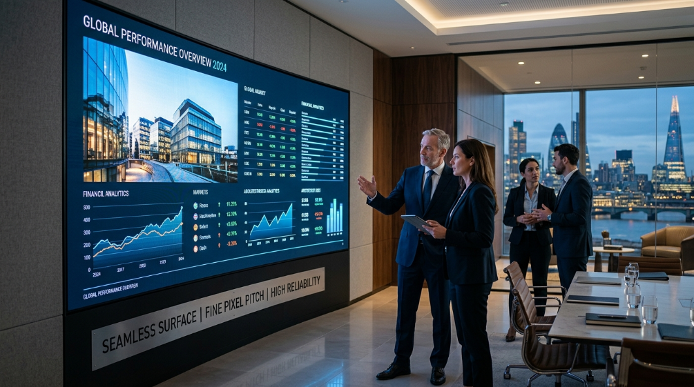 Advantages of COB LED video wall with seamless surface