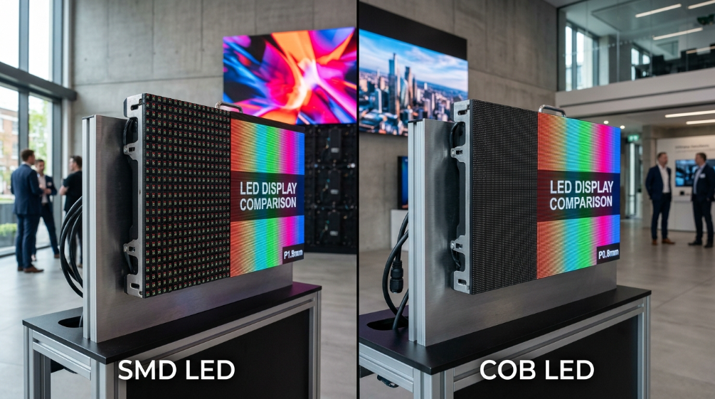COB LED vs SMD LED display comparison