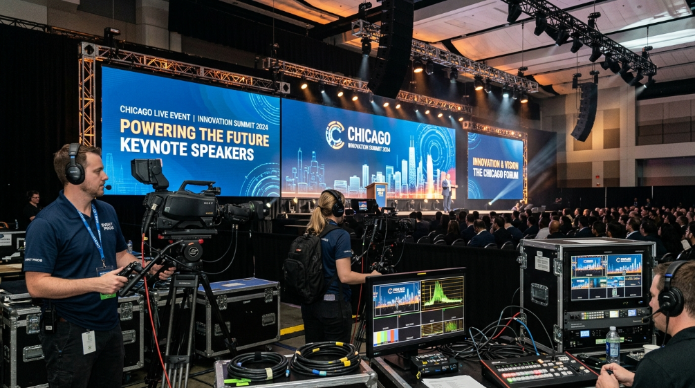 Camera-friendly LED wall for live streaming