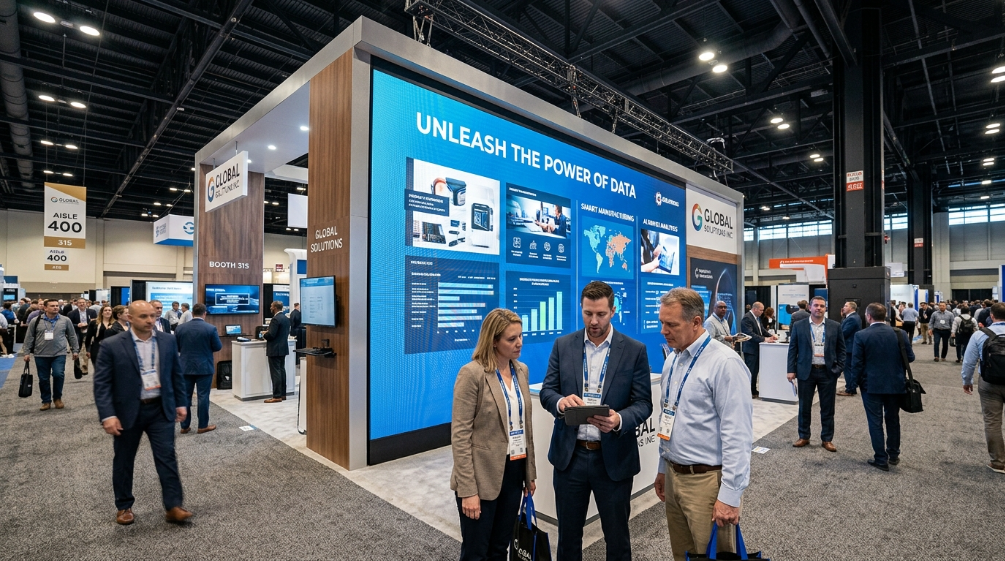 Chicago trade show LED wall at McCormick Place