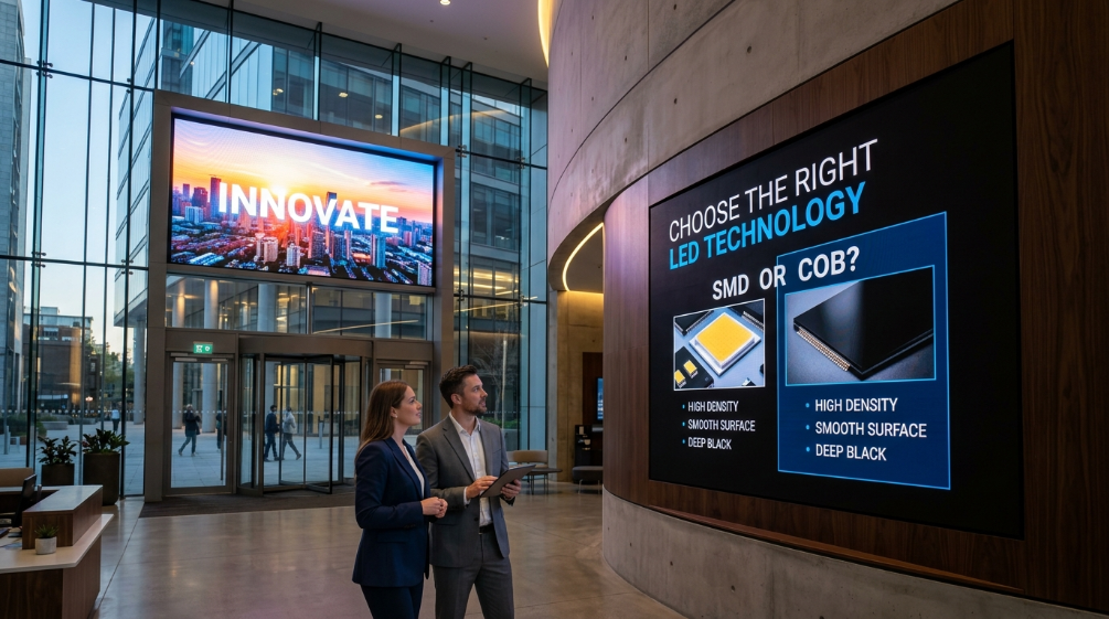 Choosing the right SMD or COB LED display technology