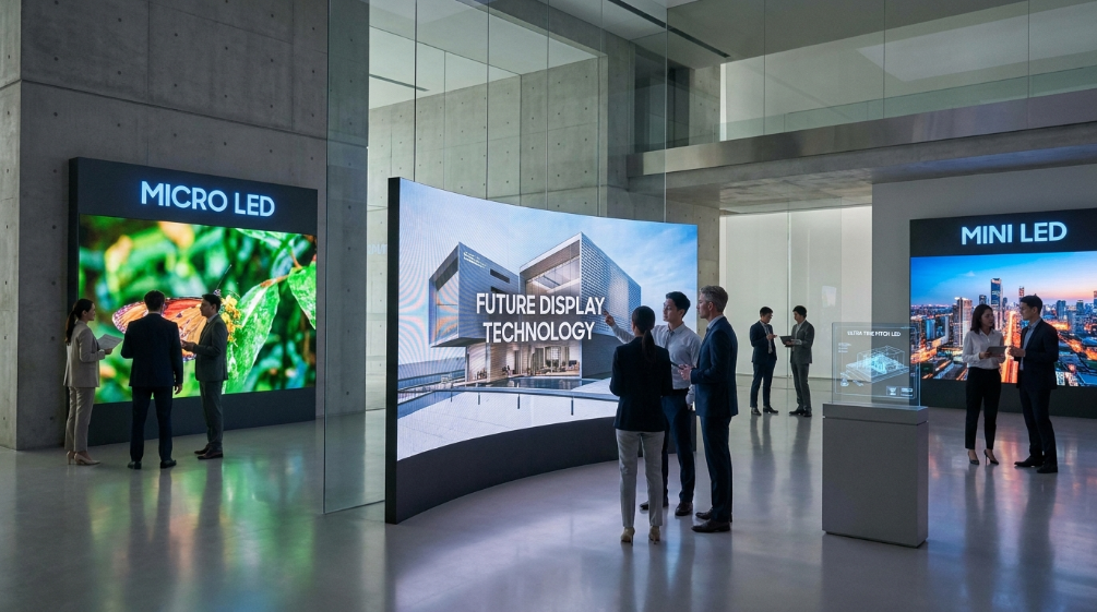 Future Micro LED and Mini LED display technology