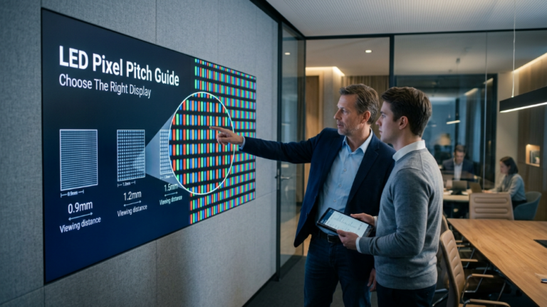 LED Pixel Pitch Guide for Business Display Projects