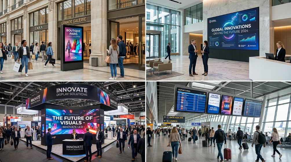 LED advertising machine applications in retail and commercial spaces