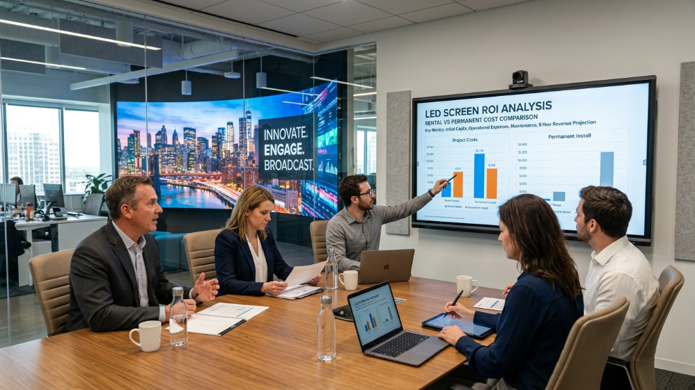 Análisis de rentabilidad de la inversión en pantallas LED
