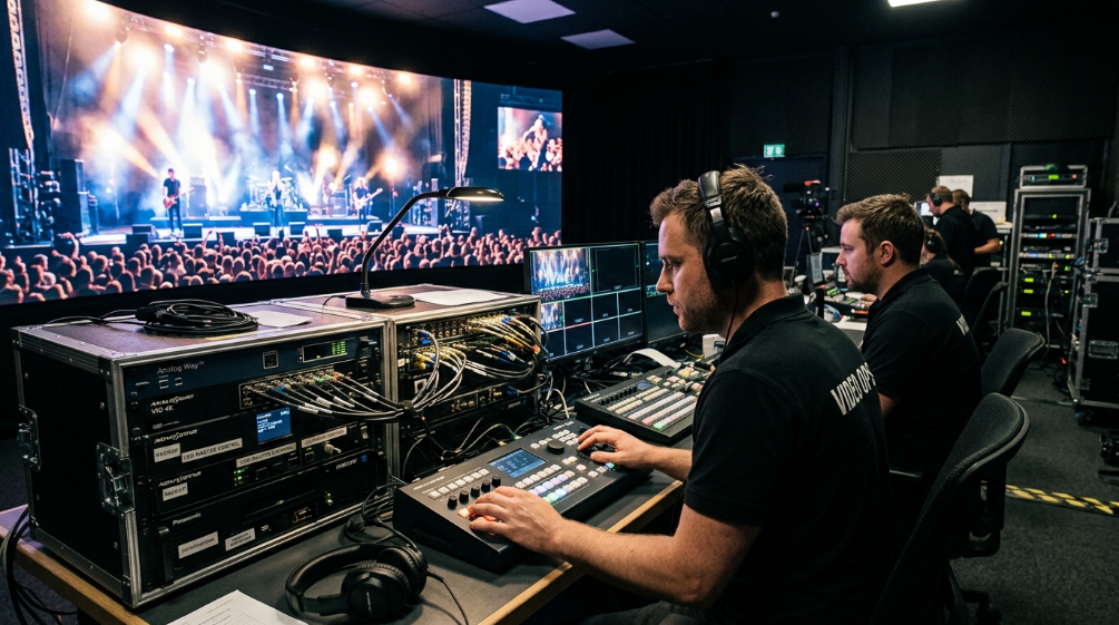 LED screen rental control system and video processor