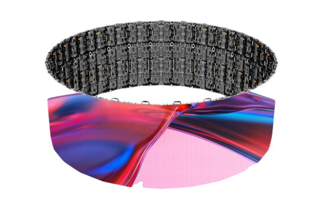 LED Shaped Rental screen - sPad pro2
