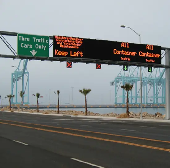 Outdoor Traffic LED Display