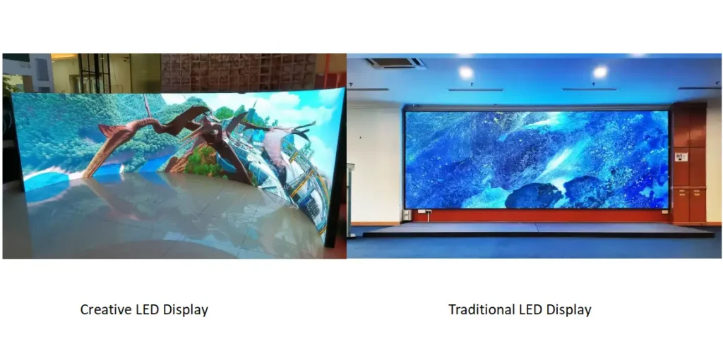 Creative LED Display vs. Traditional LED Display