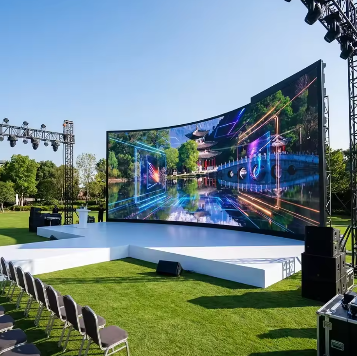 Curved Rental LED Display1
