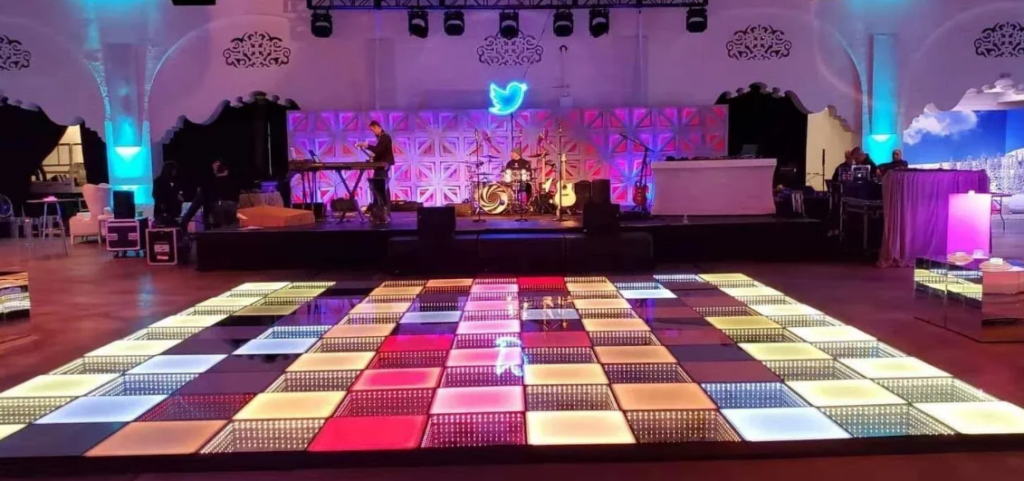 LED Dance Floor Size