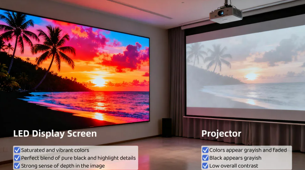 LED Wall vs Projector