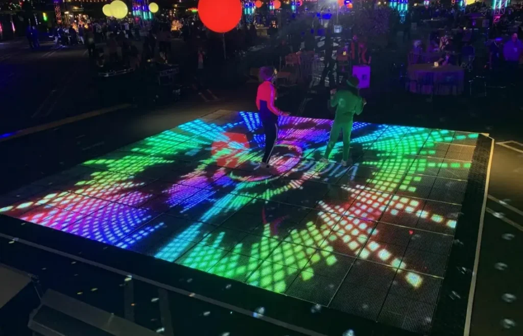 LED dance floors