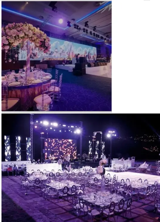 Indoor vs. Outdoor Wedding LED Walls