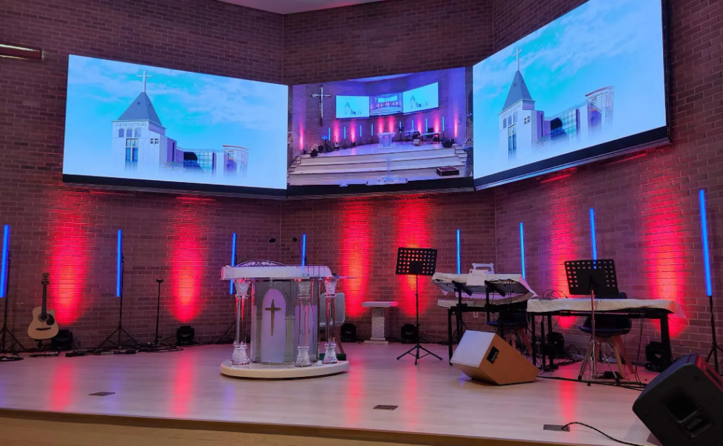 church LED wall cost