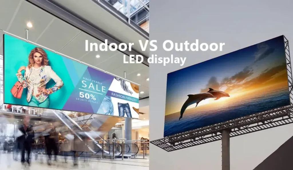 Brightness and Indoor vs. Outdoor LED Walls